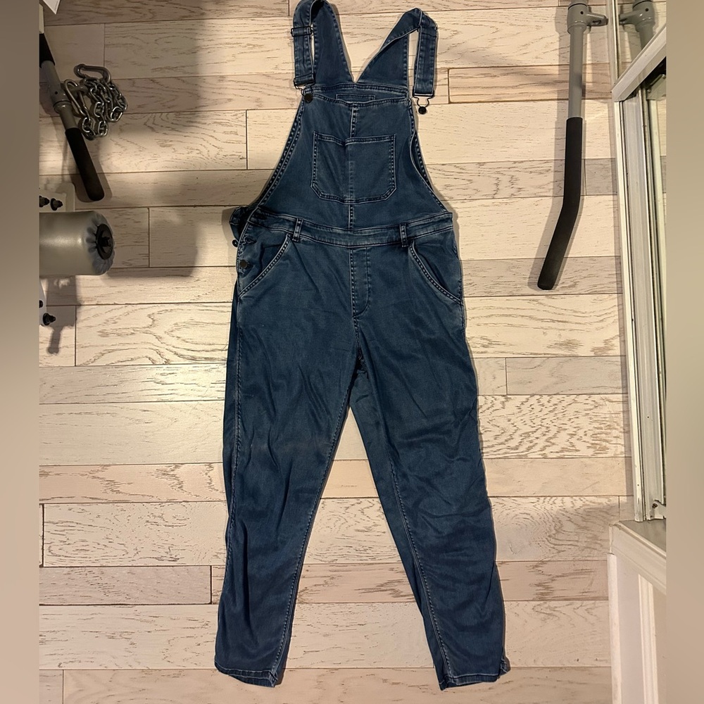 Calvin Klein Jeans Denim Blue Overalls Women's Size Large